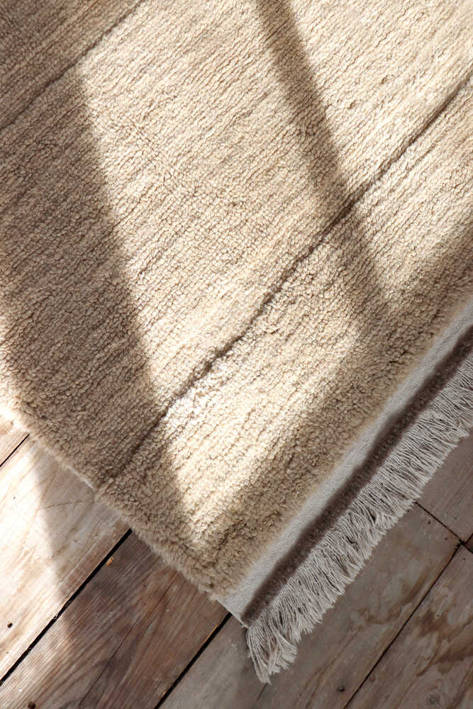 WOOL RUNNER RUG STEPPE - SHEEP BEIGE - Image 3