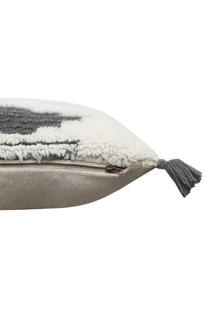 THROW PILLOW ZAGROS NATURAL-GREY - Image 4