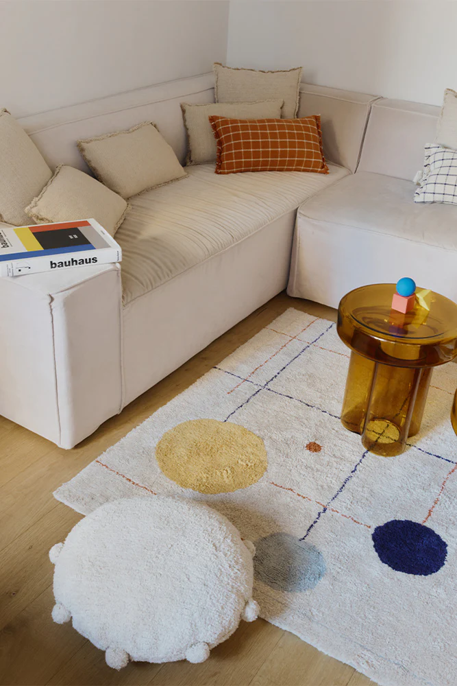 FLOOR CUSHION BUBBLY NATURAL - Image 4