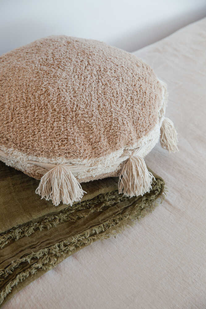 FLOOR PILLOW SIND TAUPE - Image 3