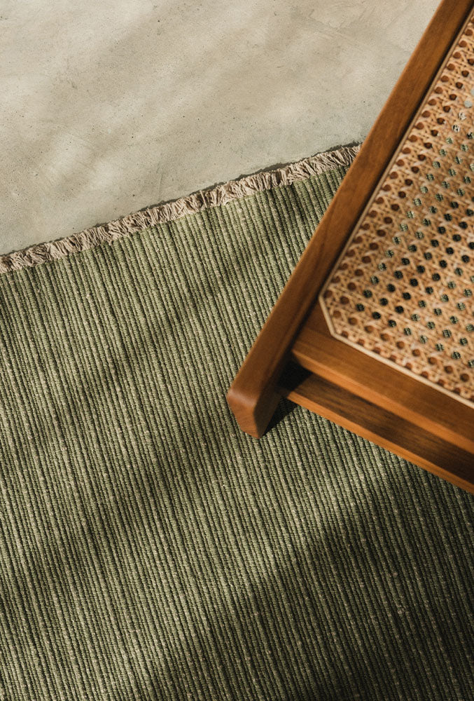 Handloom Area Rug Kaki - Image 2