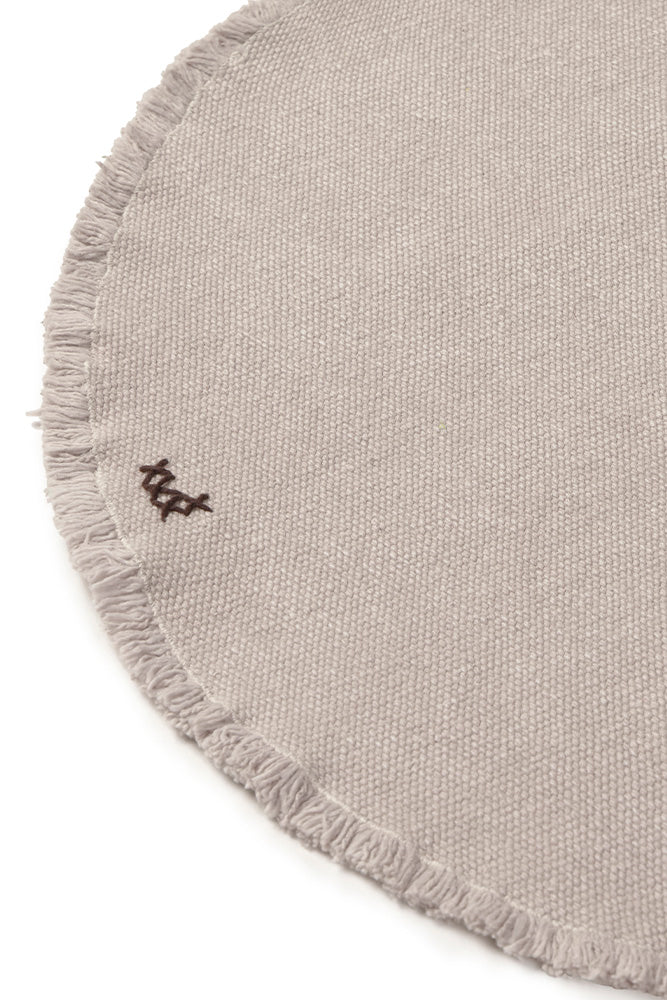 STONEWASHED PLACEMATS AND COASTERS NEW GREY (SET OF 4) - Image 3