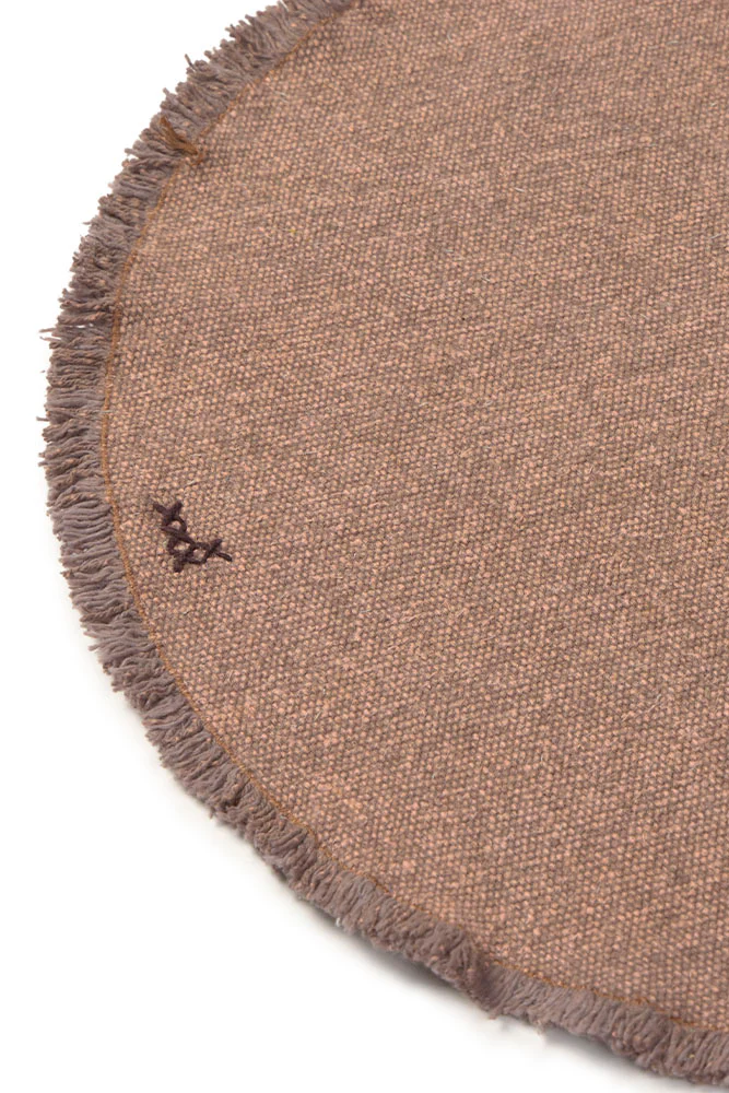 STONEWASHED PLACEMATS AND COASTERS SOIL BROWN (SET OF 4) - Image 5