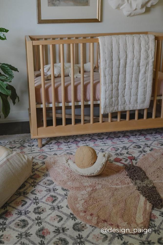 WASHABLE ANIMAL COTTON RUG BABY BUTTERFLY - Image 9