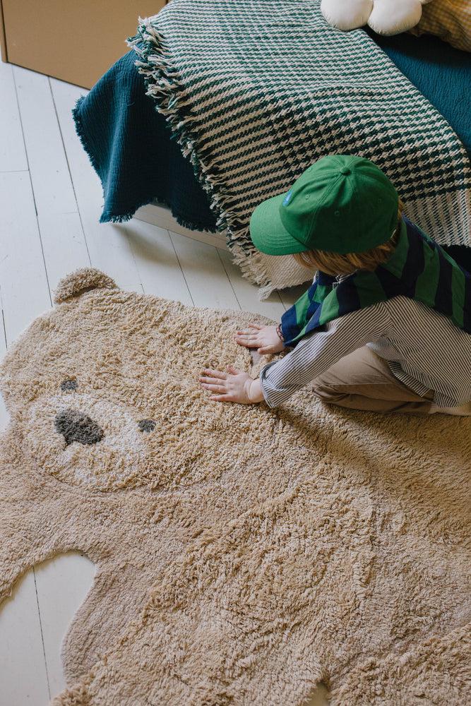 WASHABLE ANIMAL COTTON RUG BEAR - Image 5