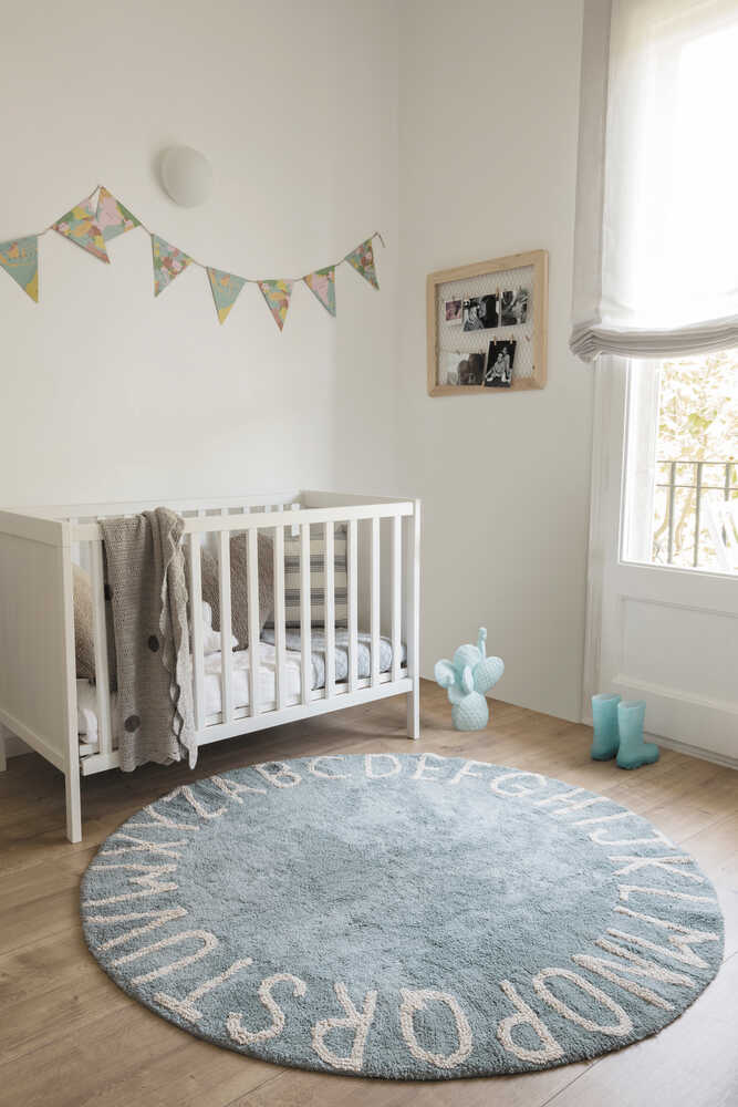 WASHABLE RUG ABC NATURAL VINTAGE BLUE - Image 4
