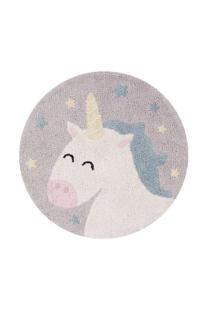 WASHABLE ROUND RUG BELIEVE IN YOURSELF
