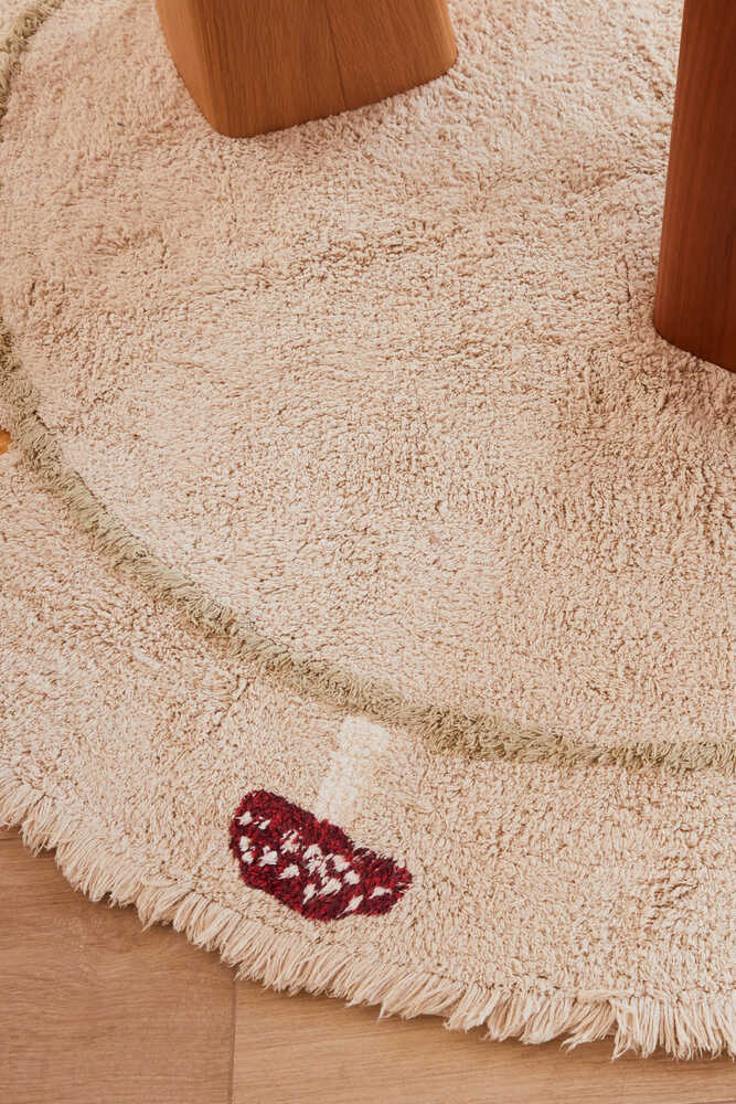 WASHABLE ROUND RUG CHANTERELLE - Image 5