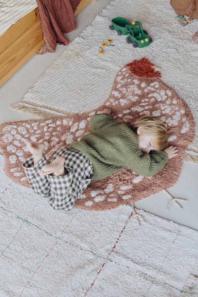 WASHABLE ANIMAL RUG CHICKEN - Image 4