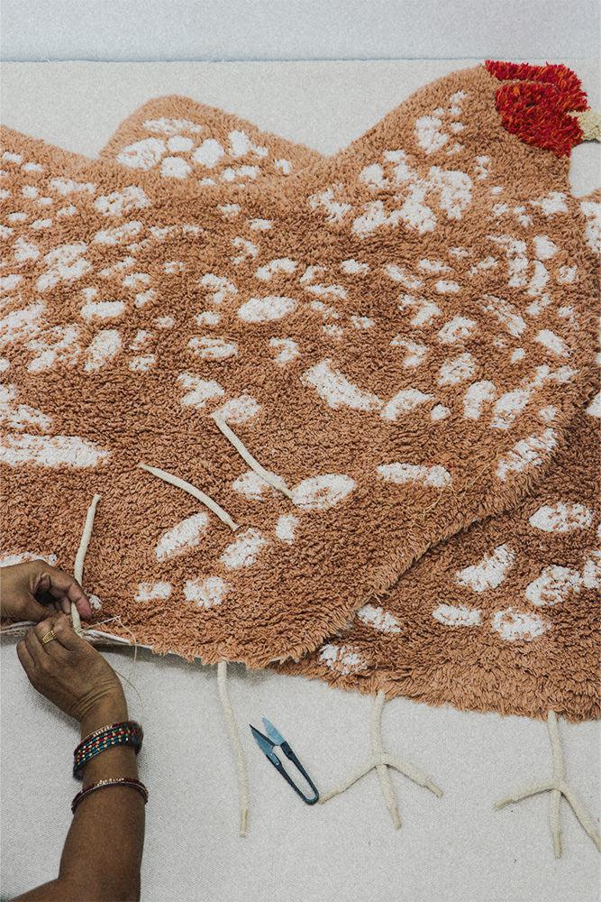 WASHABLE ANIMAL RUG CHICKEN - Image 7