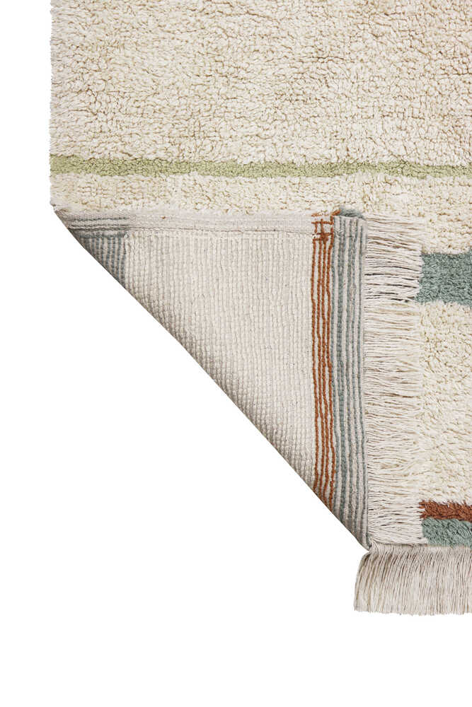 WASHABLE AREA RUG LANES BLUE - Image 7