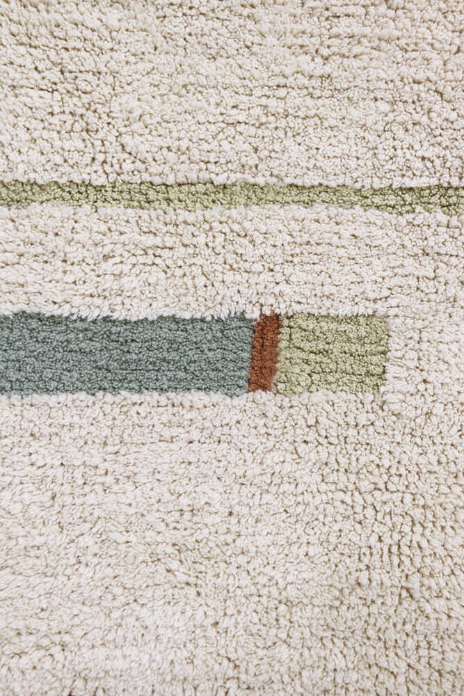 WASHABLE AREA RUG LANES BLUE - Image 8