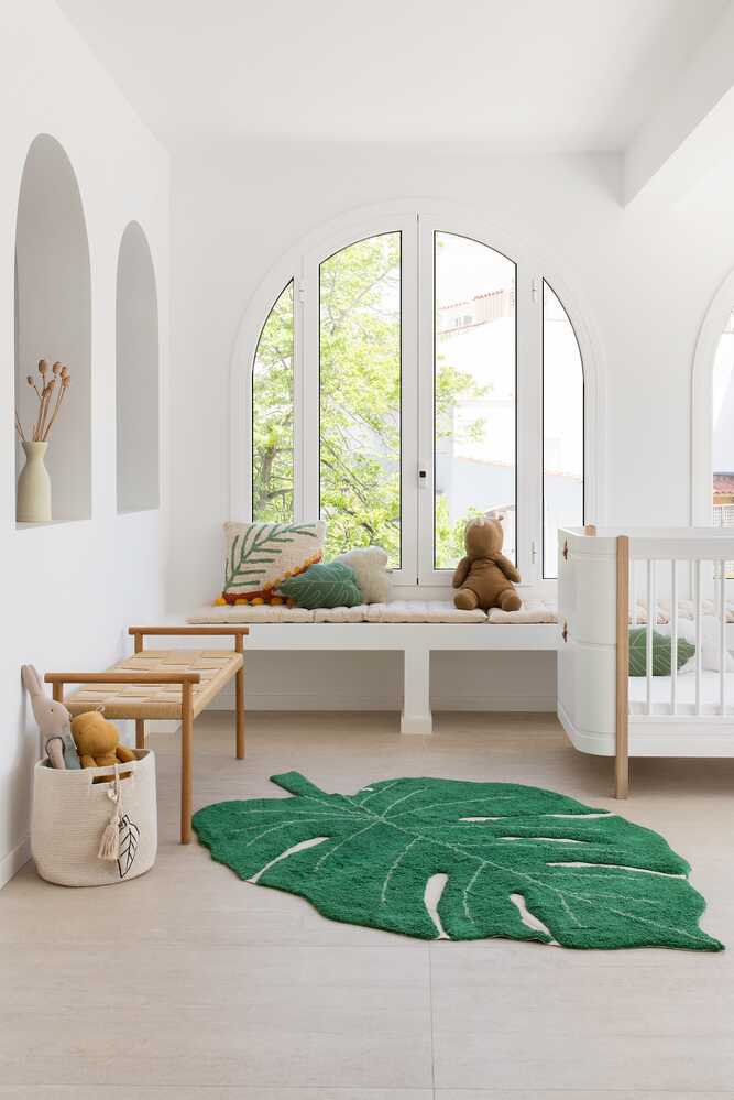 WASHABLE RUG MONSTERA LEAF - Image 3