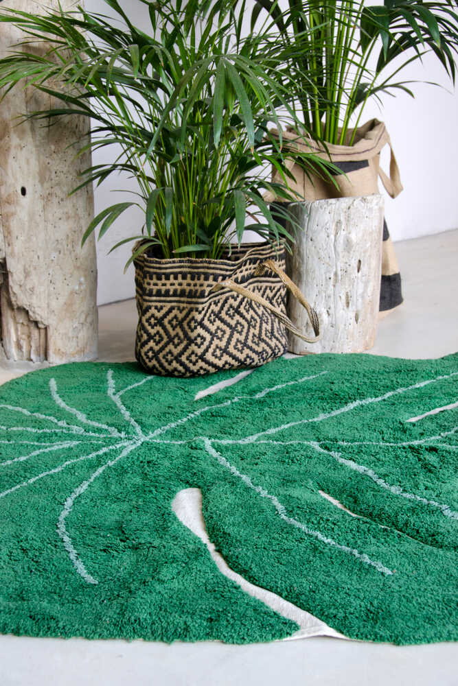 WASHABLE RUG MONSTERA LEAF - Image 7