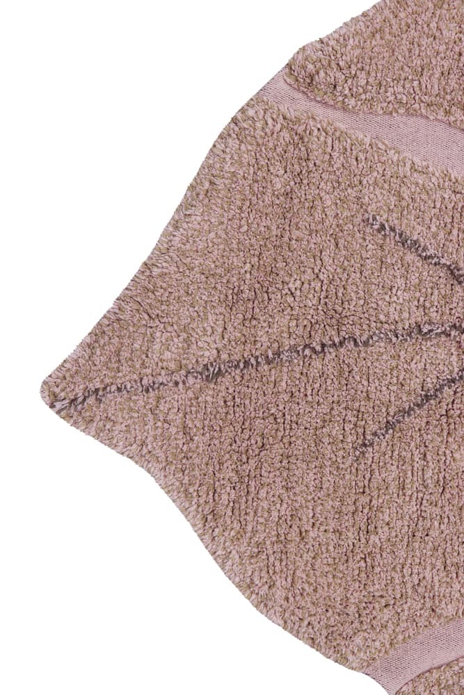 WASHABLE RUG MONSTERA VINTAGE NUDE - Image 6