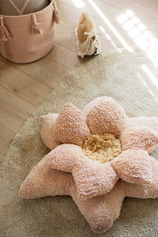 WASHABLE COTTON RUG PUFFY LILY - Image 4