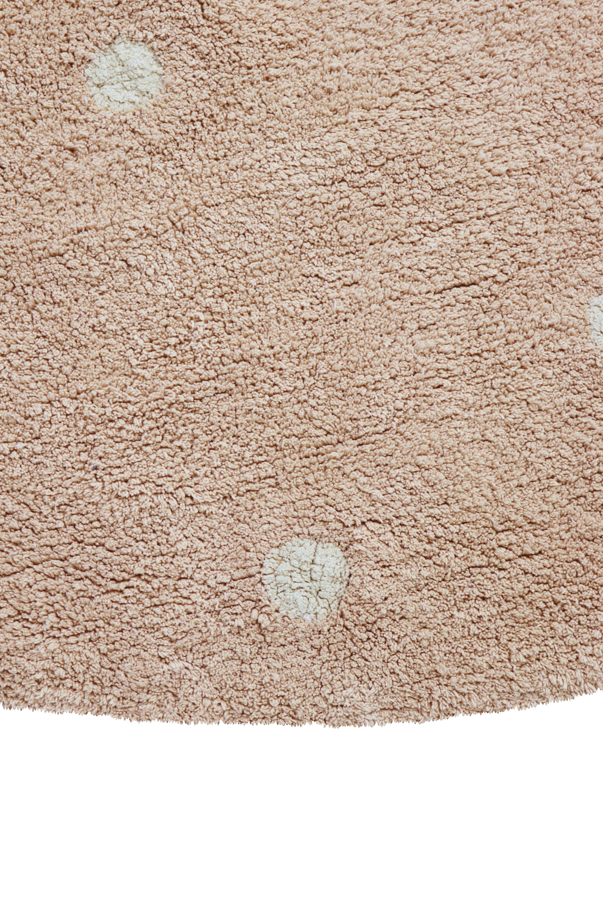 WASHABLE ROUND RUG DOT ROSE - Image 4