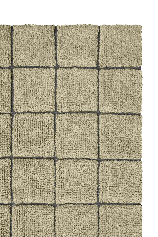 WOOL RUNNER RUG MOSAIC MOSS - Image 5