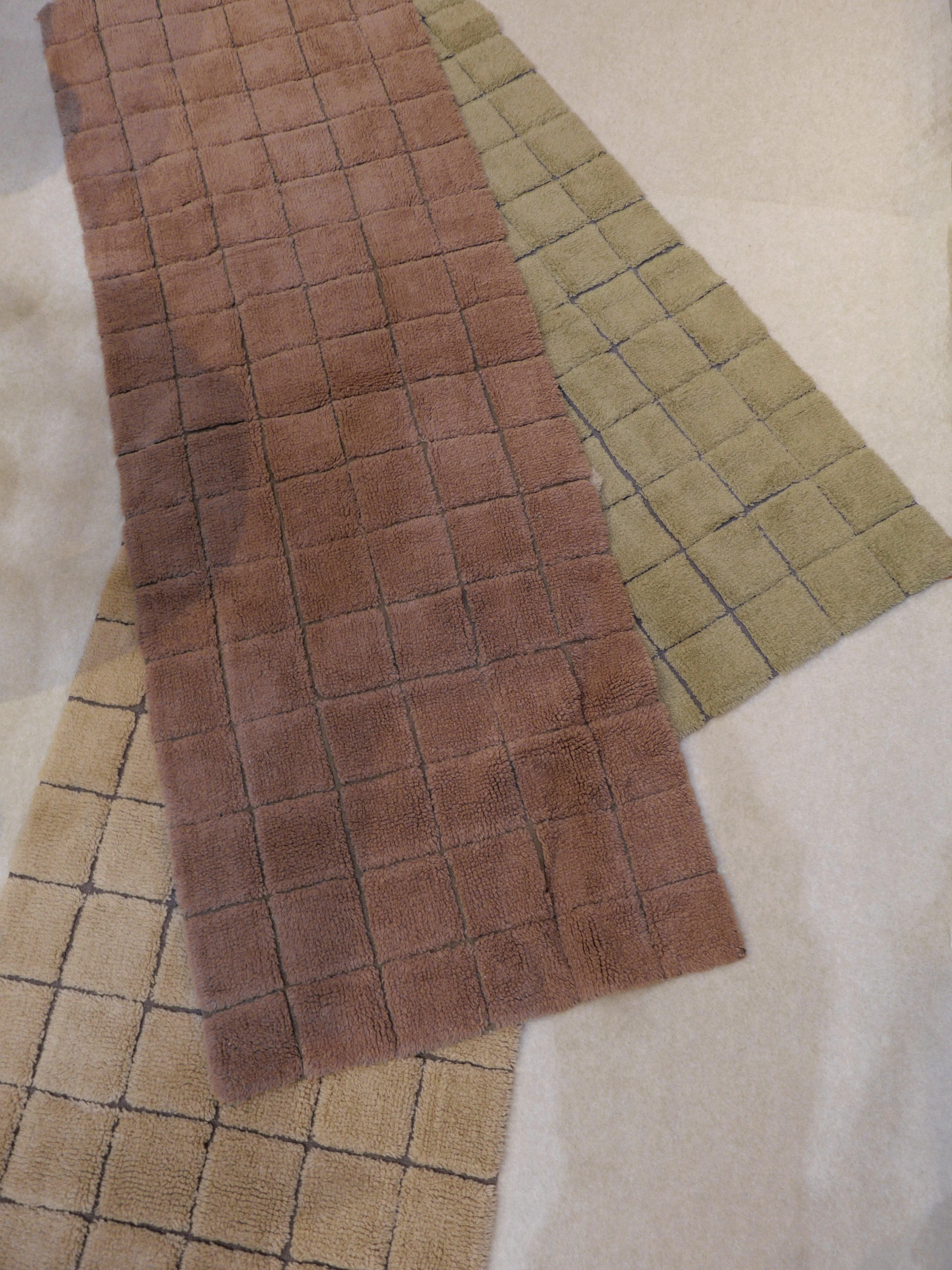 WOOL RUNNER RUG MOSAIC MOSS - Image 3