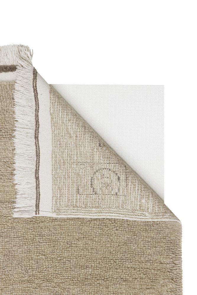 WOOL AREA RUG STEPPE BEIGE - Image 8