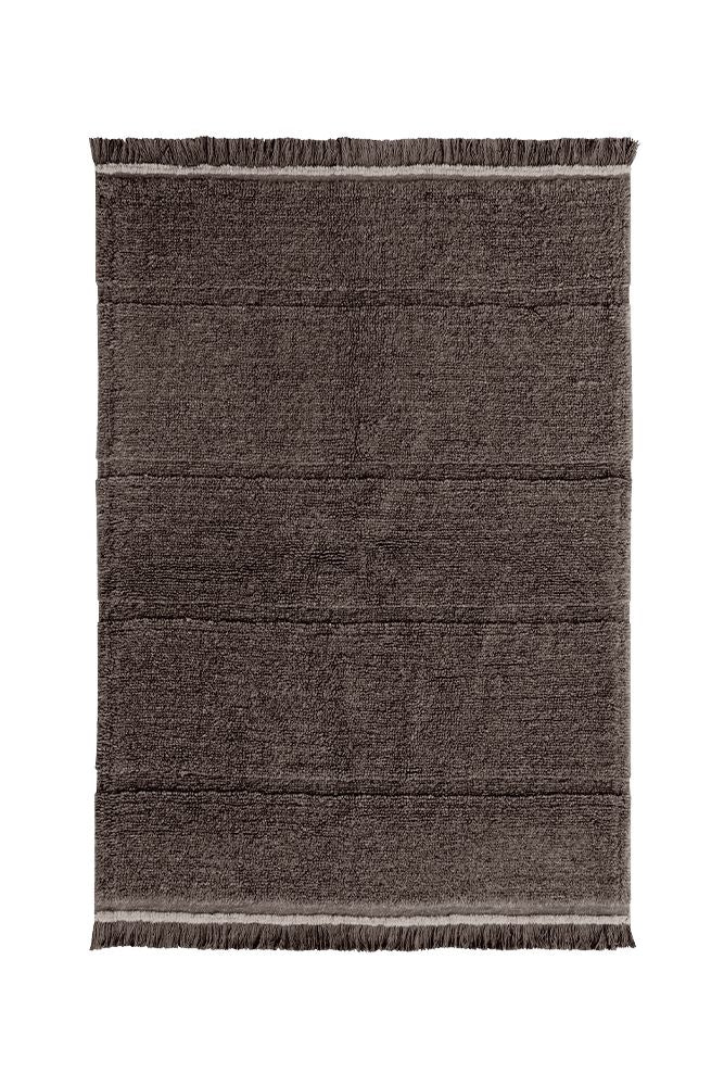 WOOL AREA RUG STEPPE BROWN